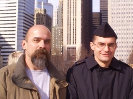 Robert Rapalus, left, of Gardiner, and his son Robert.