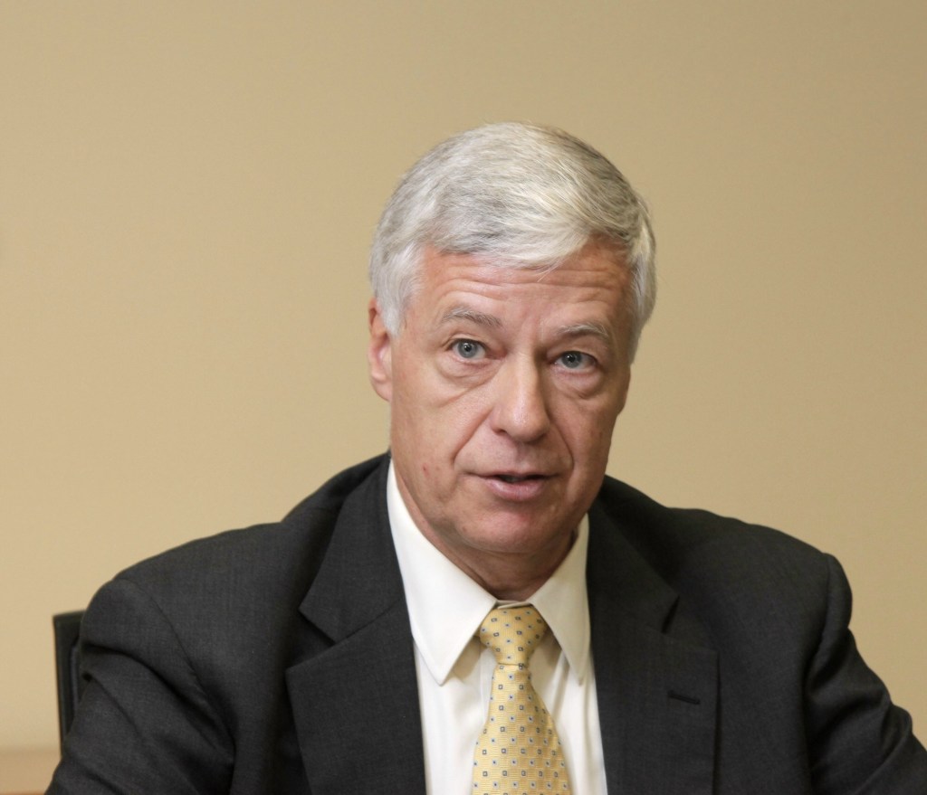 Gregory Rec/Staff Photographer: Rep. Mike Michaud photographed during an endorsement interview with the MaineToday Media Endorsement Board at the Portland Press Herald in Portland on Thursday, October 21, 2010. Election 2010 Congress