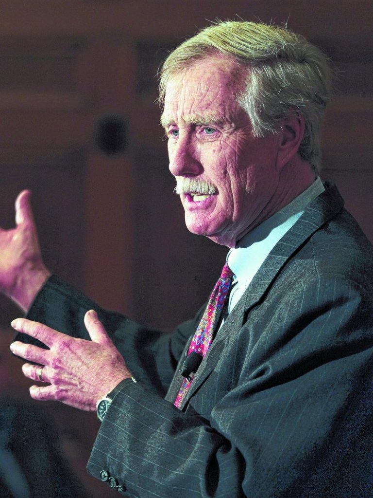 Independent Maine U.S. Senate candidate Angus King