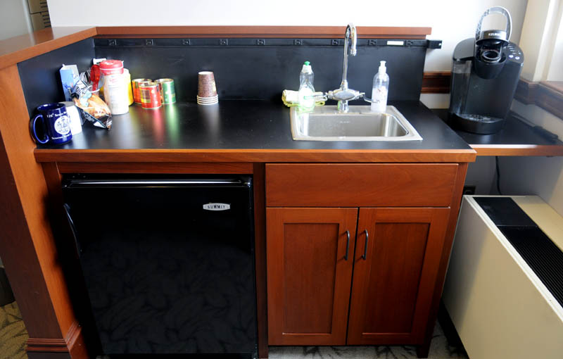 The kitchen in the Maine Senate President's office.