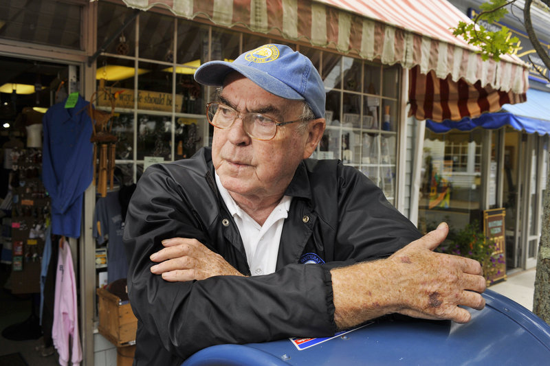 Louis Burnham, 80, a parking enforcement supervisor in Boothbay Harbor, says he’s “from the old school” on the issue of same-sex marriage.