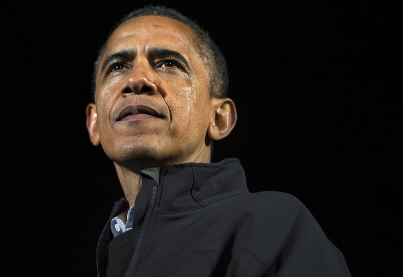 President Obama wasn’t hiding his emotions Monday as he wrapped up his successful re-election campaign with a final stop in downtown Des Moines, Iowa, before heading to Chicago to watch returns.