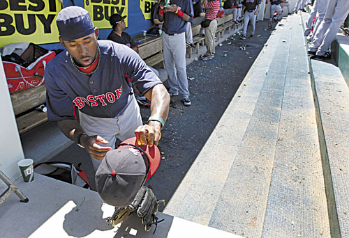 WELCOME ABOARD: After batting .419 with a .507 on-base percentage in spring training, Jackie Bradley Jr. has made theBoston Red Sox roster. Bradley, who has never played above Double A, will start in left field against the New York Yankees today.