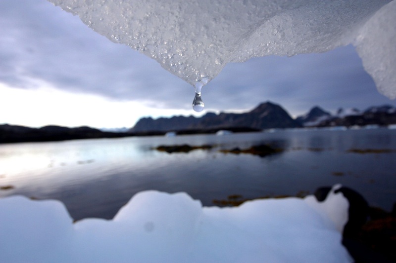 In this August 2005 file photo, an iceberg melts in Kulusuk, Greenland. Nearly a dozen of the Maine's top environmental groups turned out for a legislative hearing Thursday, April 4, 2013 to urge the state to revive its plan to help the state adapt to a changing climate. (AP Photo/John McConnico)