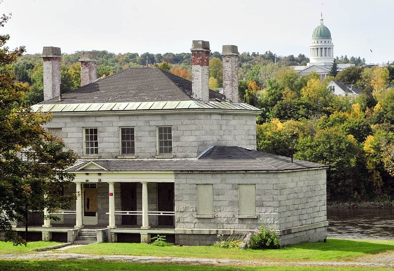 The Kennebec Arsenal is across the Kennebec River from the State House in Augusta.