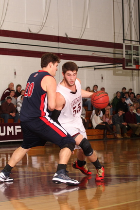 Contributed photo Maranacook Community School graduate Ben Johnson is a captain on the University of Maine at Farmington men’s basketball team this season. Johnson averaged 21.8 points and 11.2 rebounds last season, when he was named the North Atlantic Conference Player of the Year.