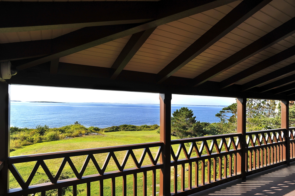 This land in front of Winslow Homer’s studio in Prouts Neck, Scarborough was purchased by the Portland Museum of Art to protect the view of Saco Bay so loved by Winslow Homer for inspiration in his paintings.