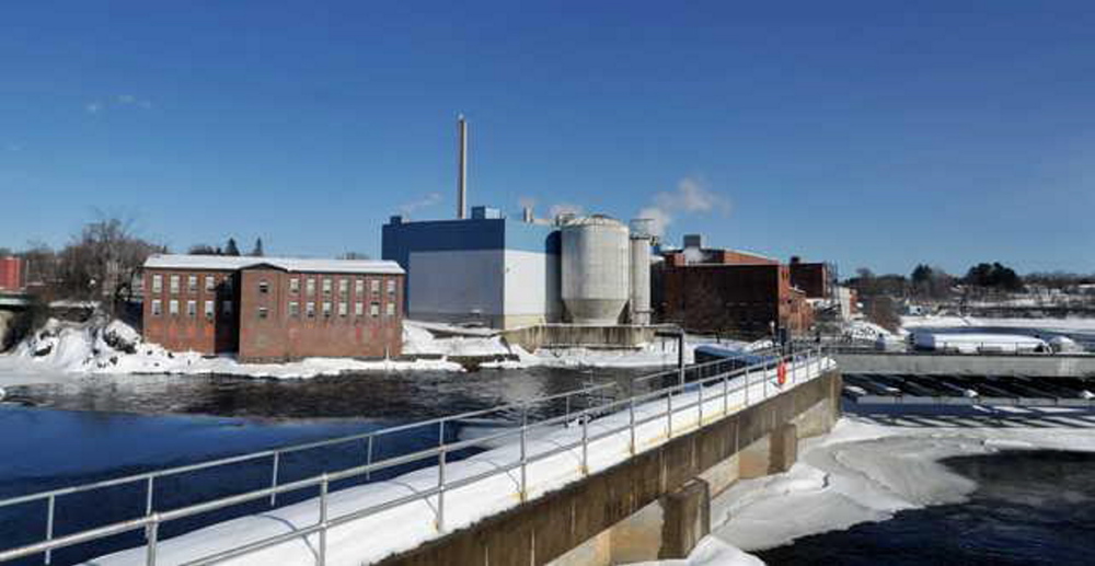 Madison Paper Industries’ paper mill in downtown Madison