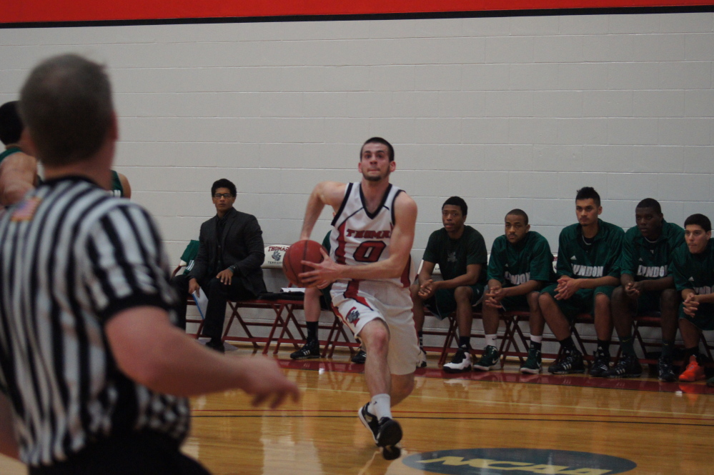 Skowhegan native Levi Barnes is expected to make a big impact for the Thomas College men’s basketball team this season.