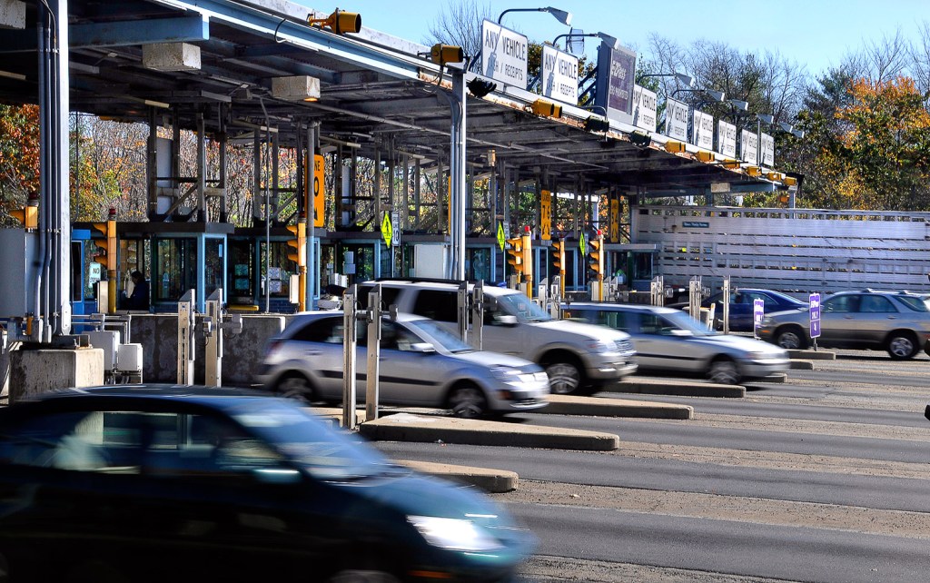 Residents in York have long opposed the Maine Turnpike Authority's plans to replace the 45-year-old York toll plaza with a much larger plaza elsewhere in the town, but say they are hopeful about the latest plan.  2014 file photo by Gordon Chibroski/Staff Photographer