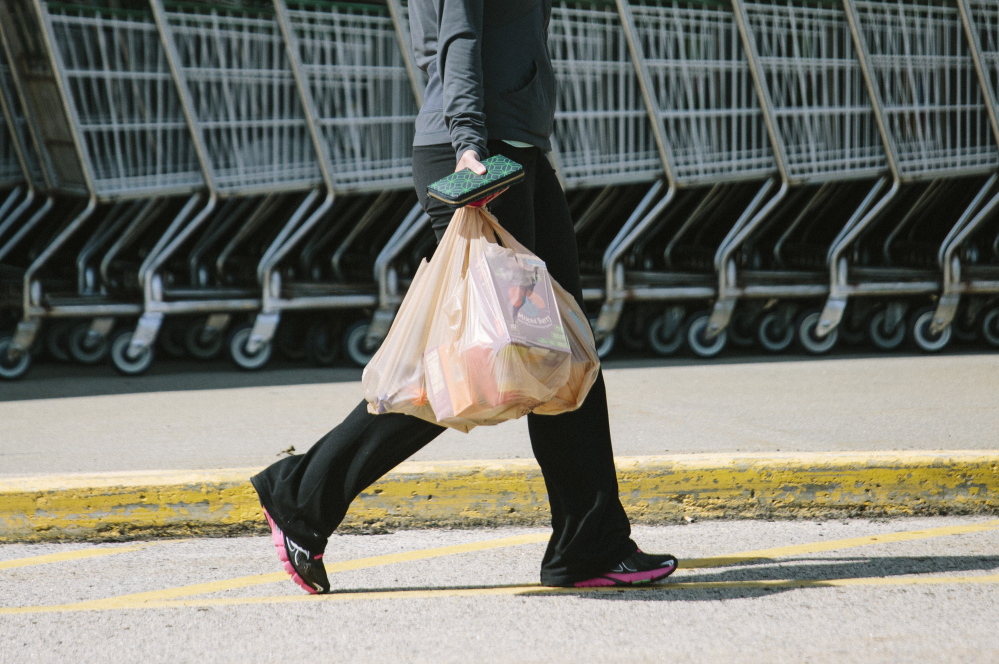 Carrying bags to her car Wednesday, Joanne MacLeod of Kennebunk was disappointed about losing the Biddeford store: “I love this Shaw’s. I’m going to have to call my husband on the way home and tell him the news – he knows this is my store.”