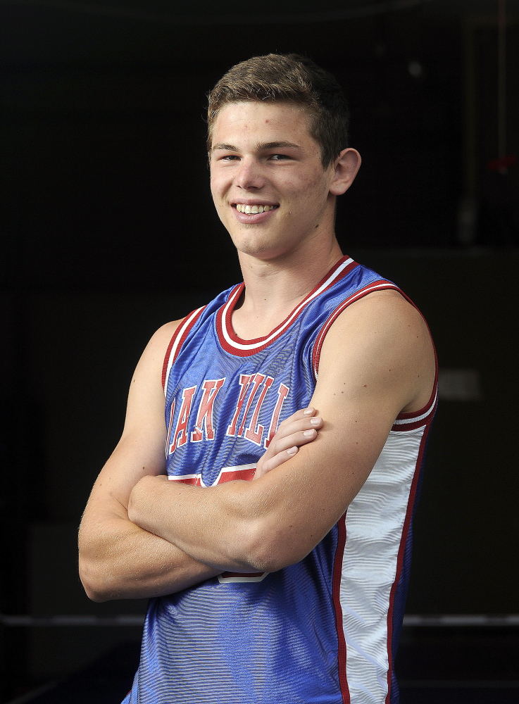 Drew Gamage of Oak Hill High School is the Kennebec Journal Boys Track and Field Athlete of the Year.