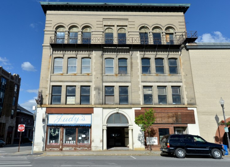 Colby College bought the long-vacant Hains Building at 173 Main St. in Waterville on Wednesday. It plans to develop it, as well as the Levine’s building, which it bought July 10.