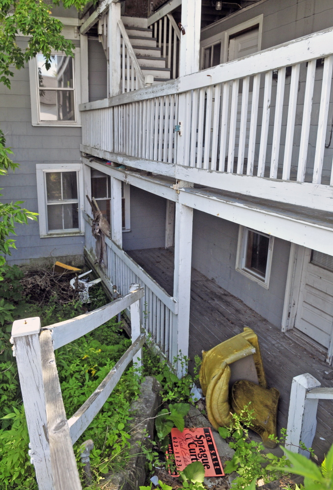 This photo taken on Tuesday shows a vacant building at 102 Northern Ave. in Augusta.