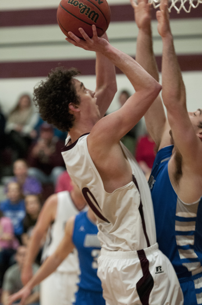 Wilton native Nick Hilton, a Mt. Blue High School graduate, is a senior forward on the University of Maine at Farmington men’s basketball team. Hilton led the Beavers last season in minutes per game with 33.8.