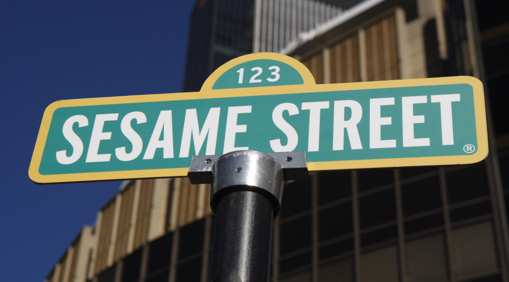 Outside of Madison Square Garden, a sign of appreciation.