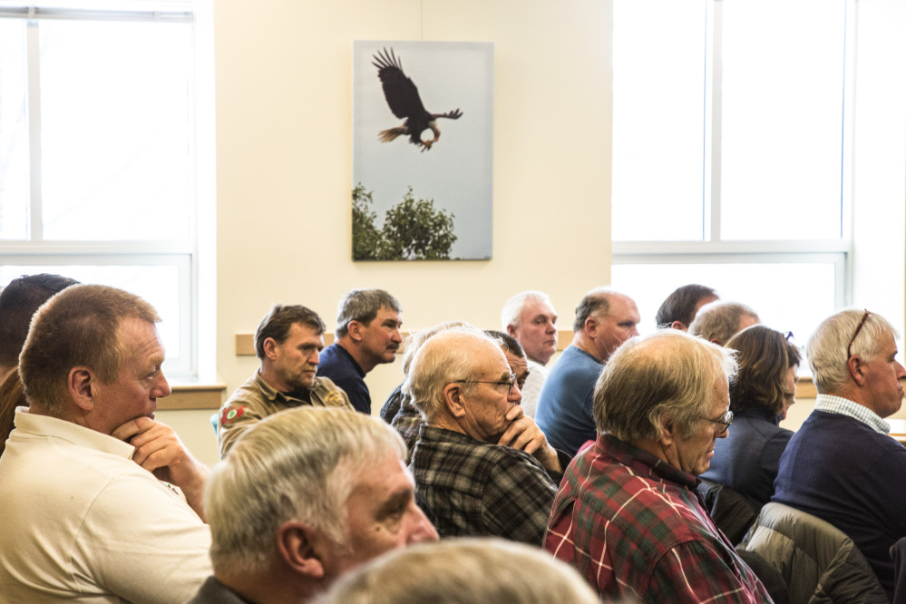 At a packed legislative hearing Wednesday before the Marine Resources Committee in Augusta, opponents of proposed changes to how lobstering licenses are issued in Maine outnumbered supporters by a more than 2-to-1 margin.