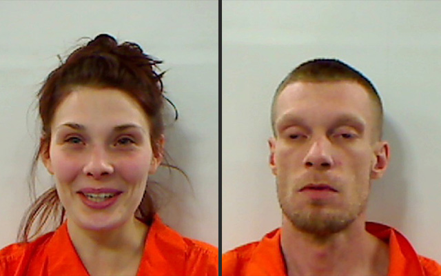 Katie J. Robinson, left, Jason D. Thomas, right