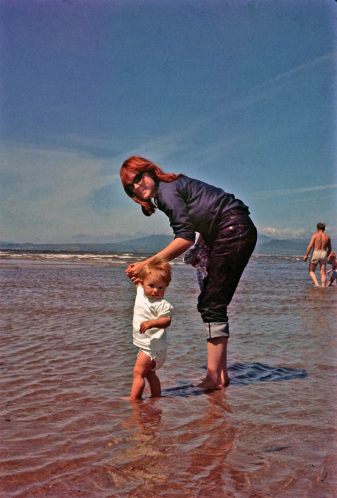 Nancy Harmon Jenkins and her daughter, Sara, as a toddler. Mother and daughter recently collaborated on "The Four Seasons of Pasta."