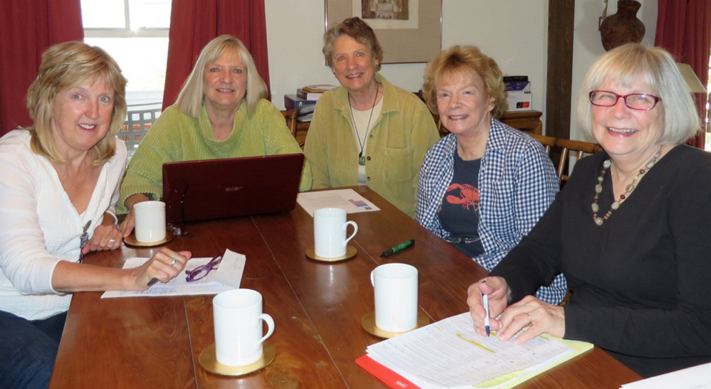 Kermess committee members , from left, are Terri Wells, Linda Pope, Christine Hopf-Lovette, Elizabeth Potter and Merry Fossel.