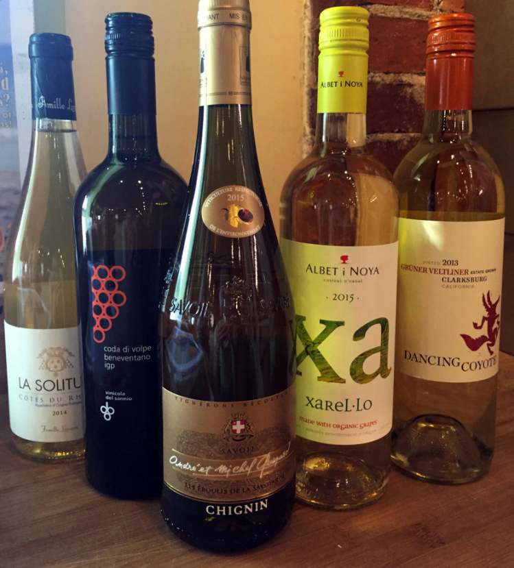 In warmer months, of course, one can more easily get away with an enthusiasm for white wines.   Photo by Joe Appel 