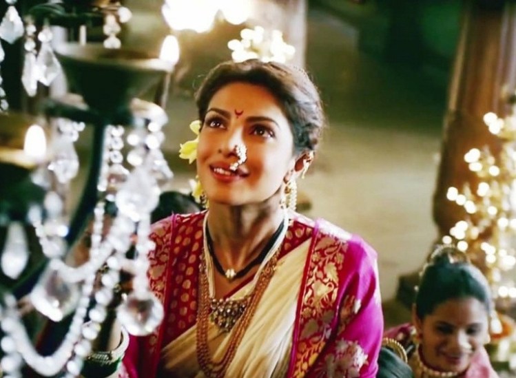 Deepika Padukone plays the Muslim princess Mastani in the film "Bajirao Mastani," playing tonight at the Waterville Opera House.