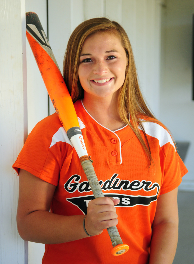 Gardiner's Bri Brochu is the Kennebec Journal Softball Player of the Year.