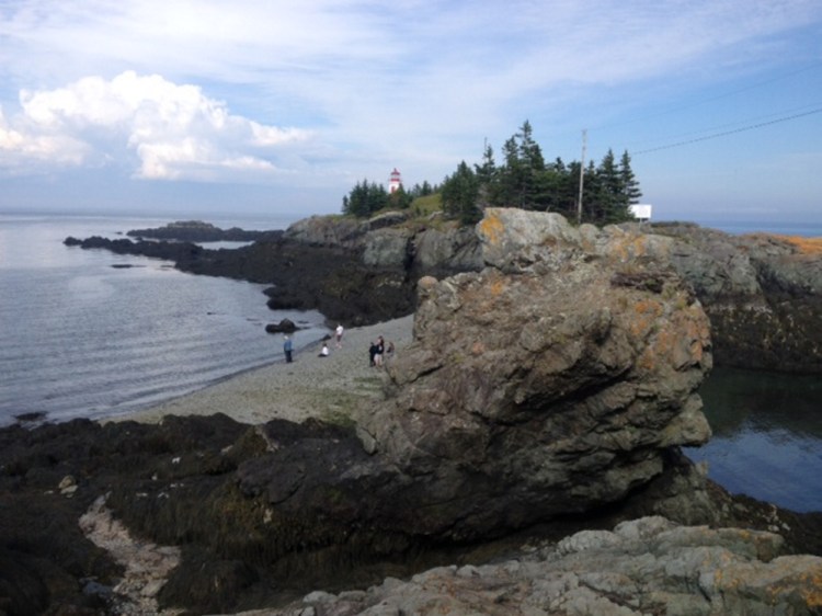 Head Harbour Lightstation at the northernmost tip of Campobello Island in New Brunswick. The island across the international bridge from the easternmost town in the U.S., Lubec, is the Calder ancestral home.