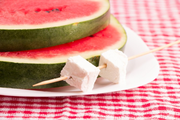 Watermelon and Feta Picks