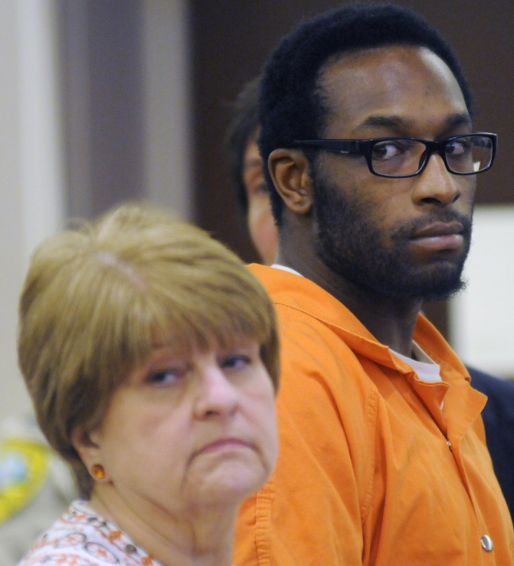 David Marble Jr., seen here in Kennebec County Superior Court in Augusta on March 8, is set to stand trial in July 2017 on murder charges in connection with the Christmas Day 2015 killings of an Augusta couple.