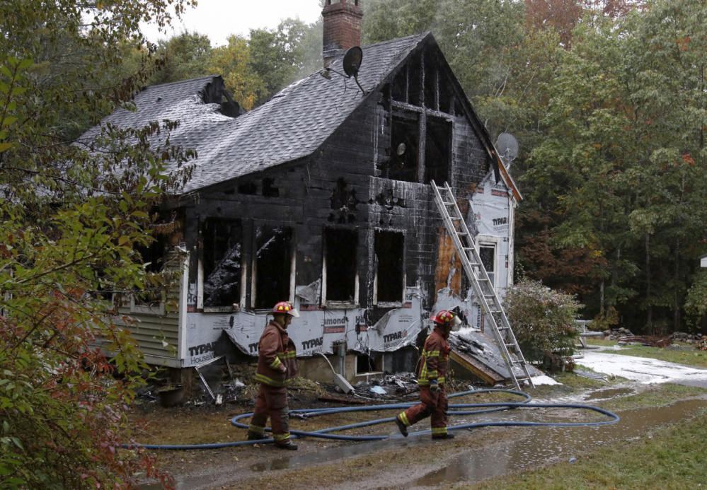 The fire started just before 8 a.m. and was reported by one of the occupants. Joel Page/Staff Photographer