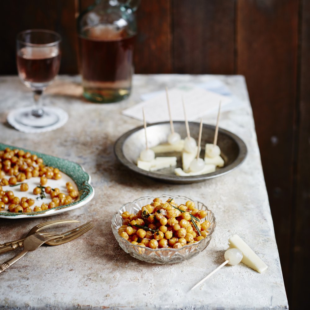 Rosemary roasted chickpeas (arrosto al rosmarino ceci).