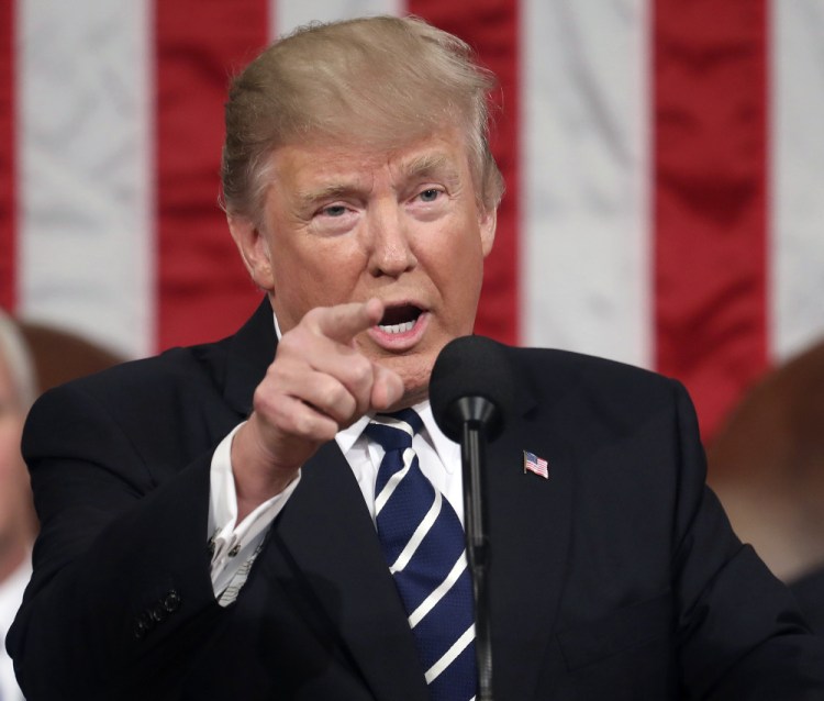 President Trump addresses Congress on Tuesday.