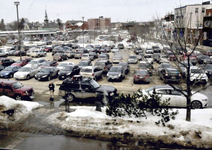 A view of The Concourse in Waterville on Feb. 22.