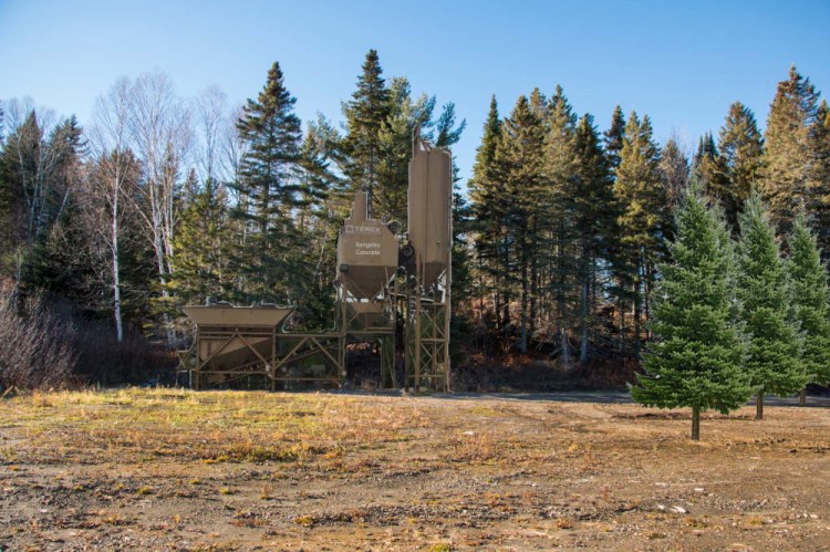 A rendering provided by M&H Construction shows a proposed concrete plant in the Cemetery Hill Commercial Subdivision in Rangeley.