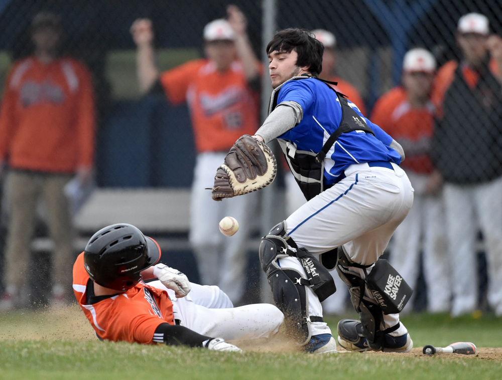 Erskine catcher Nick Turcotte threw out 60 percent of runners trying to steal a base last season.