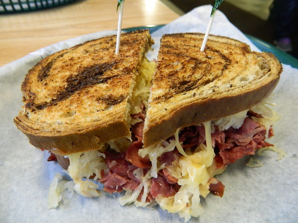 Reuben at Full Court Deli in Winthrop.