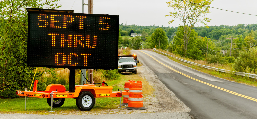 The Winthrop Street bridge over Interstate 95 is seen last week in Hallowell. The bridge will be closed starting Tuesday for construction that is scheduled to last several weeks.