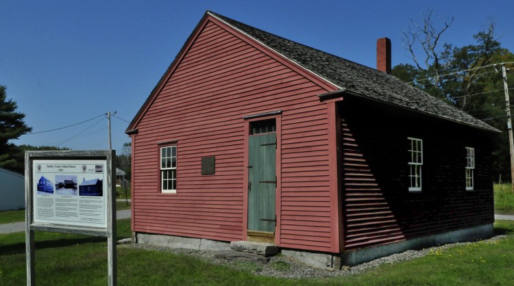 The old Dudley Corner School House in Skowhegan on Thursday.