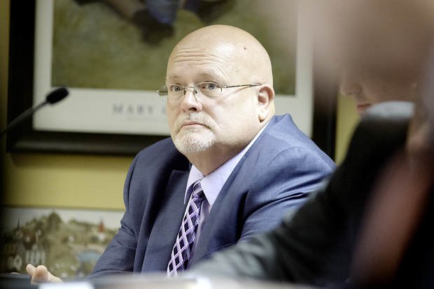 Dr. Jan Kippax attends a hearing before the Maine Board of Dental Examiners in Augusta on Sept. 29.