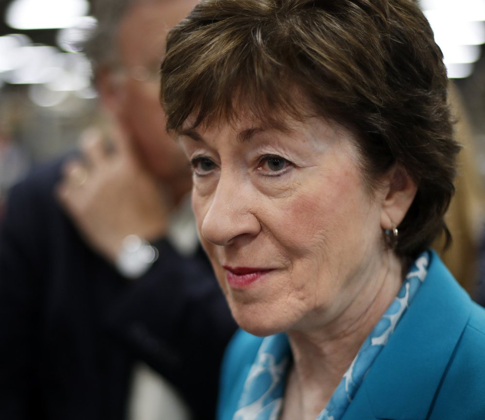 Sen. Susan Collins criticized a provision in the tax reform bill to repeal the ACA individual mandate, but didn't say she would vote "no" on the plan.