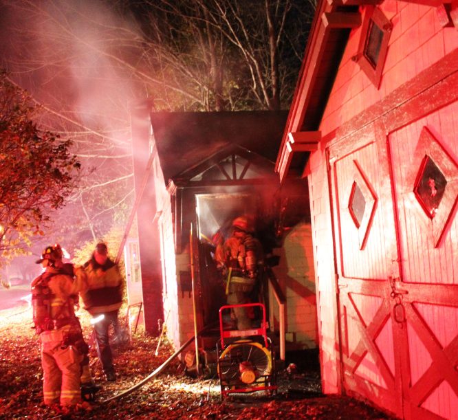 Short-circuited electrical wiring caused a fire at a homein Waterville  owned by Assistance Plus, a social service and medical agency. The sole resident was alerted by smoke detectors and escaped the building.