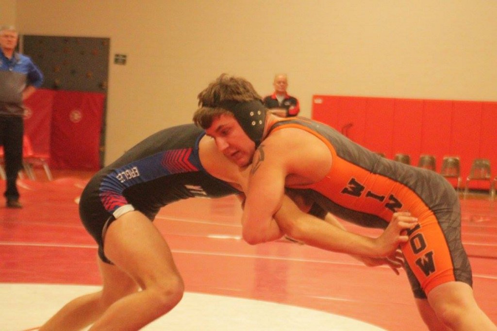 Winslow's Devon Vigue seeks a third straight wrestling state championship this winter.