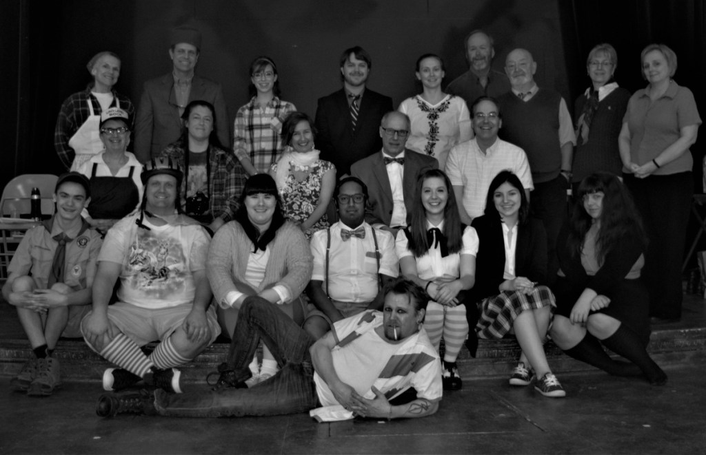 Chad Jacobson, front. Second row, from left, are Ethan Rombalski, Tim MacLeod, Sarah Flagg, Danny Gay, Megan Record, Alexa Gallant and Maya Veilleux; third, from left, Ginger Smith, Cindy Dunham, Karen Lipovsky, David Marshall and Henry Quintal; back, from left, are Ann-Marie Caron, John Lipovsky, Sarah Wheatley, Jeff Fairfield, Amy Griswold, Andy Tolman, Ray Fletcher, Jane Mitchell and Nancy Kenneally.