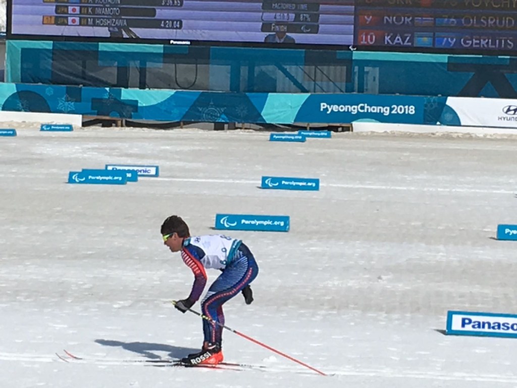 Maranacook graduate Ruslan Reiter commpeted in Nordic skiing and the biathlon at the 2018 Winter Paralympics in PyeongChang, South Korea.