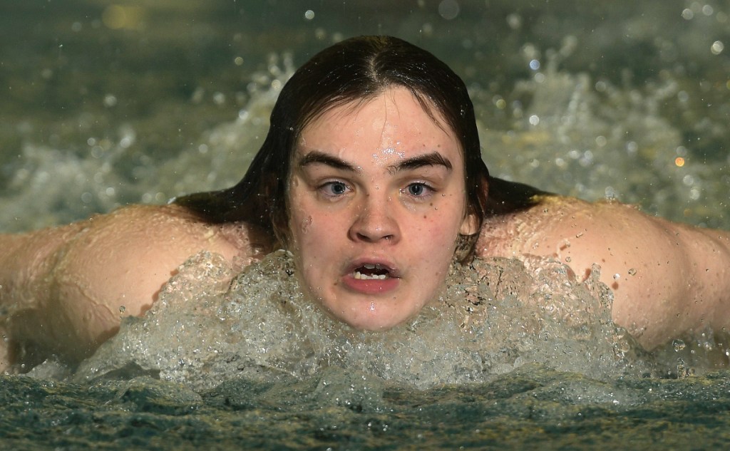 Cony's Gabby Low is the Kennebec Journal and Morning Sentinel Girls Swimmer of the Year.