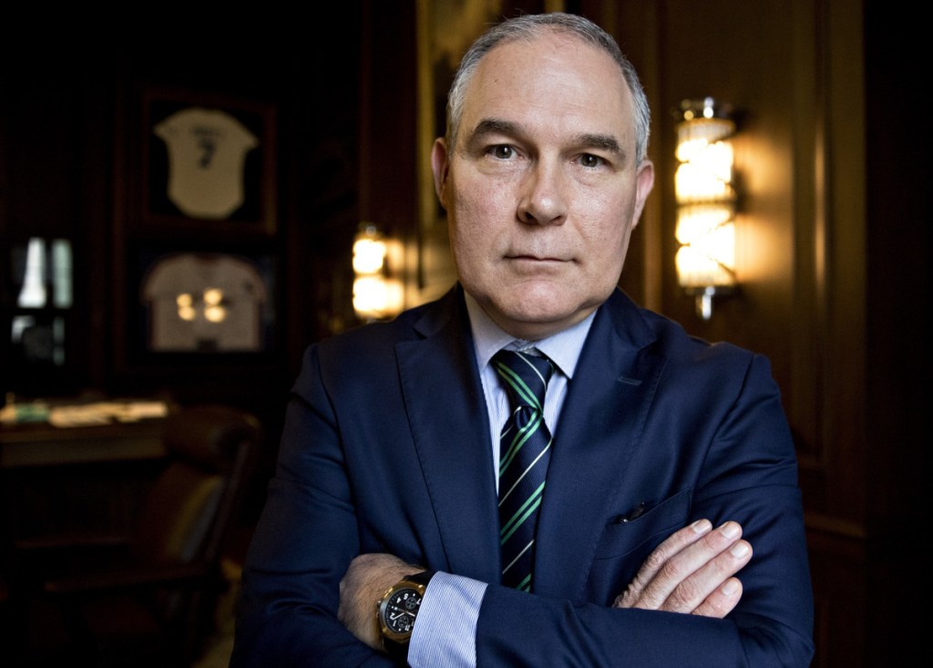 EPA chief Scott Pruitt is the subject of a House committee probe into allegations of ethical misconduct.
Bloomberg/Andrew Harrer.