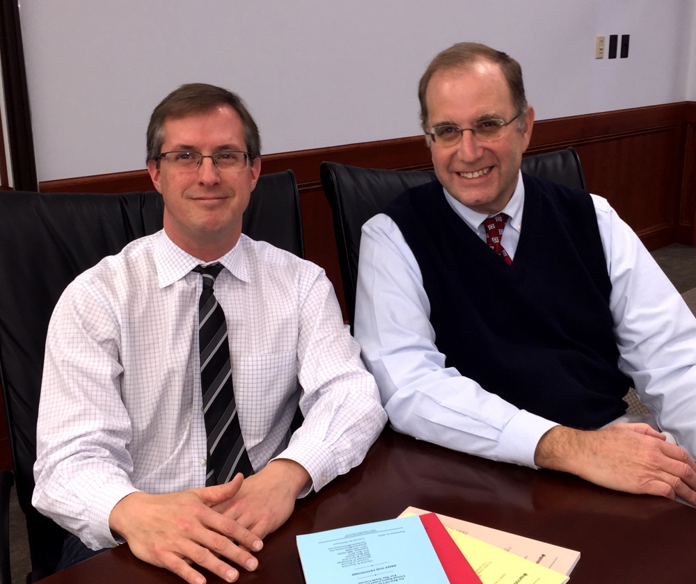 Matthew Schaefer, left, and George Isaacson Photo courtesy of Brann & Isaacson