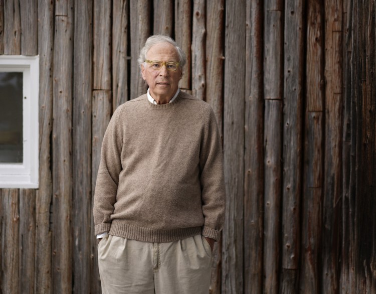 Jeffrey Lewis poses for a photo at his Castine home. Lewis wrote for the "Hill Street Blues" television series, for which he won two Emmy Awards. He divides his time between Los Angeles and Castine and has just published "Bealport," a novel set in Maine.