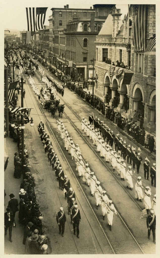 This postcard is one of many that depicts Maine during World War I.